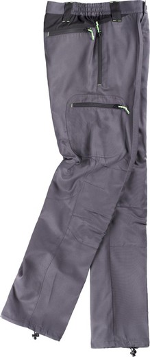 Mountain pants, combined, multi-pockets Gray Black