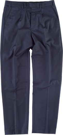 Men's dress pants with darts Navy