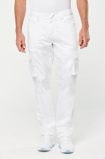 Eco-responsible multi-pocket trousers