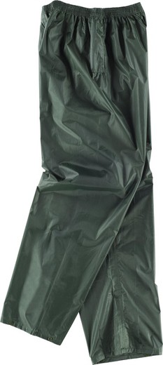 Waterproof pants with elastic Dark Green