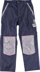 Pantalon Line 9 combiné avec genouillères, tissu Beaver Nylon Navy Grey