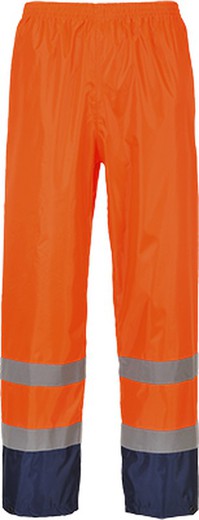 Pantalon de pluie Hi-Vis bicolore