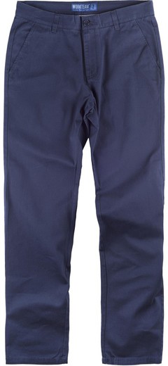 Navy chino trousers