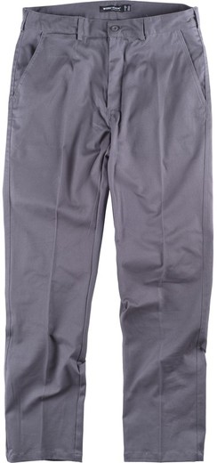 Chino pants, gray stretch fabric