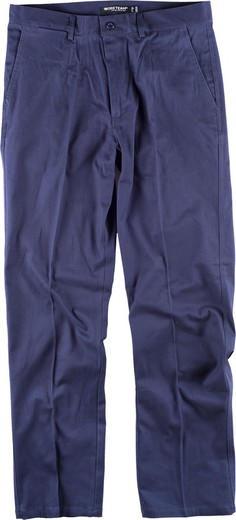Chino pants, Navy stretch fabric