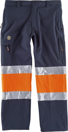 Workshell pants AV Navy Orange AV