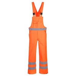 Hi-Vis Breathable Rain Bib and Brace