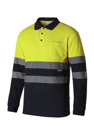 Polo Algodão Bicolor Ml Av Velilla 305515