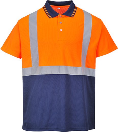 Polo bicolore Hi-Vis