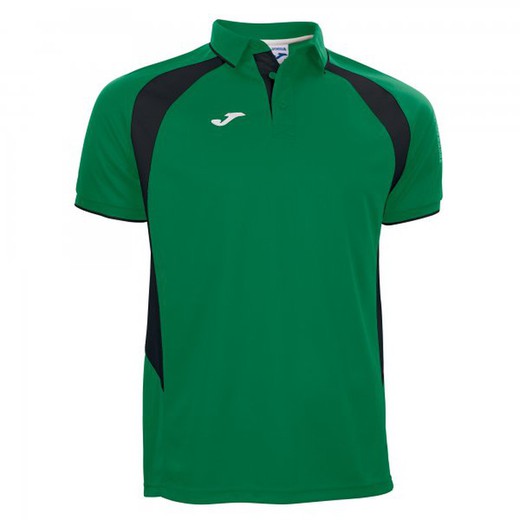 Polo Champion Iii Verde-Negro M/C