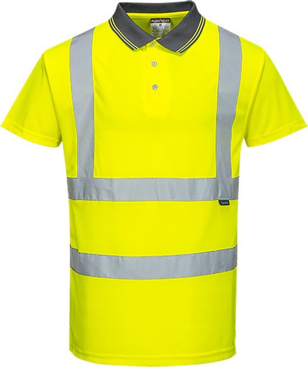 Warnschutz Kurzarm Polo Shirt