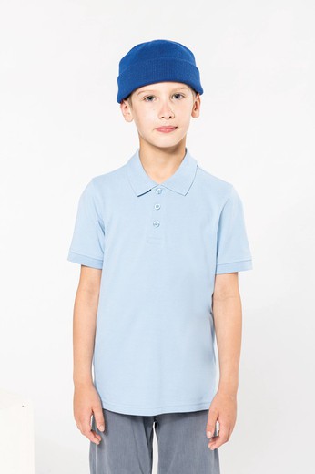 CHILDREN'S SHORT SLEEVE POLO - WASHABLE AT 60º
