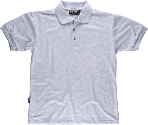 Short-sleeved polo shirt Gray vigore