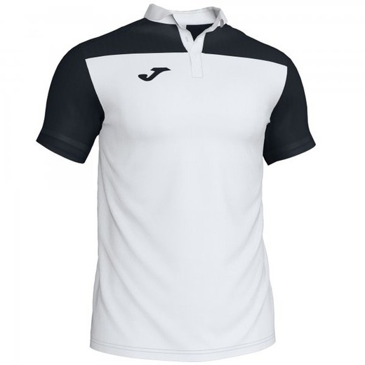 Polo Shirt Hobby Ii White-Black S/S