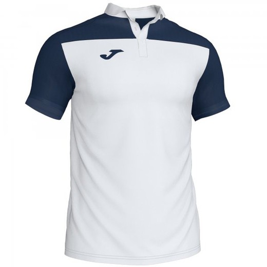 Polo Shirt Hobby Ii White-Navy S/S