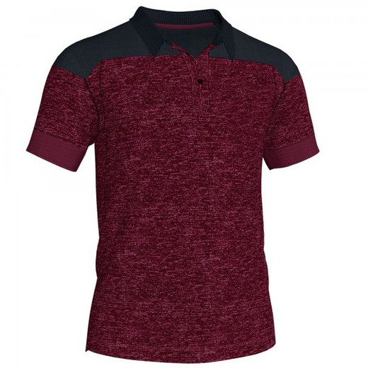 Polo Shirt Winner Ii Cotton Burgundy-Black  S/S