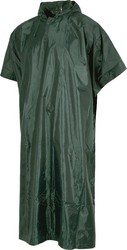 Poncho impermeable con capucha Verde Oscuro