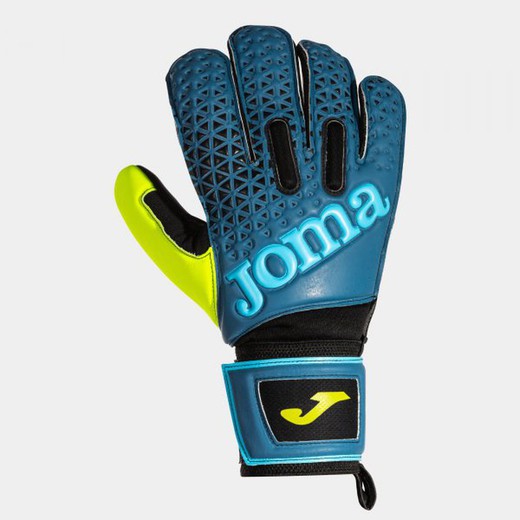 Premier Goalkeeper Gloves Blue Black Fluor Yellow