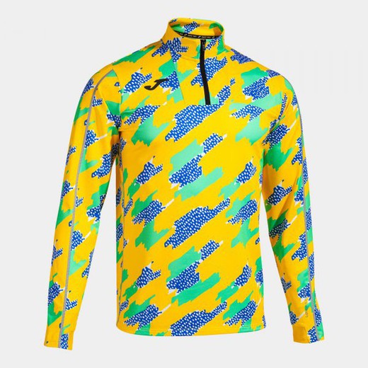 R-Trail Nature  Sweatshirt Yellow Royal Green