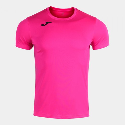 Record Ii Short Sleeve T-Shirt Fluor Pink