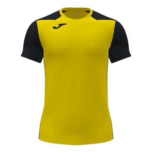 Record Ii Short Sleeve T-Shirt Yellow Black