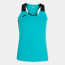 Record Ii Tank Top Turquoise Black