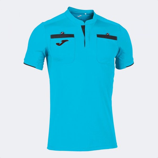 Referee Short Sleeve T-Shirt Fluor Turquoise