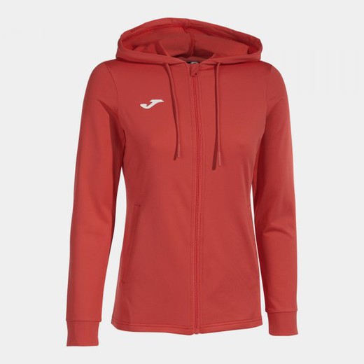 Sculpture Ii Zip-Up Hoodie Red