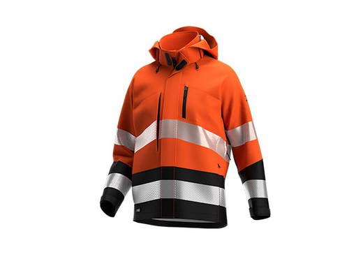 SCUTI SSHELL JKT M ORANGE/BLACK marca Safety Jogger colección Industrial