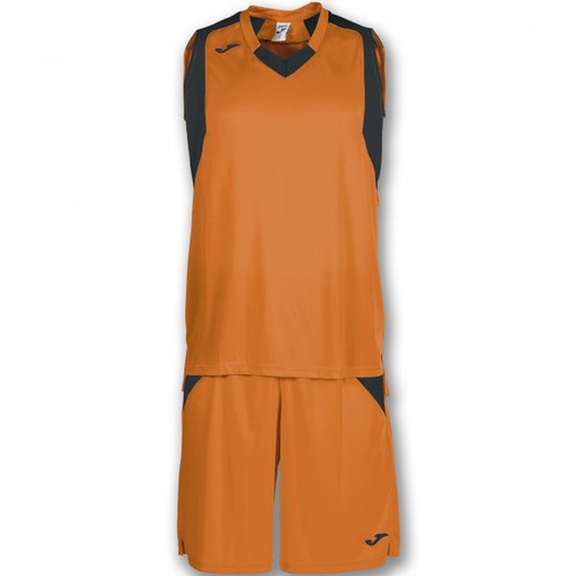 Set Final Orange-Black Sleeveless