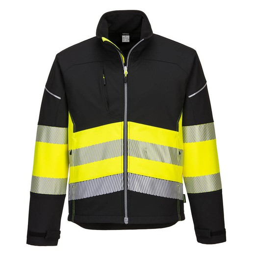 Giacca Softshell PW3 Hi-Vis Classe 1