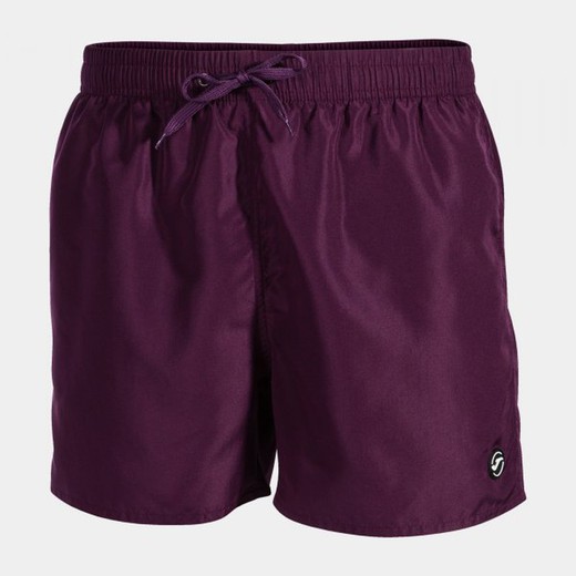 Stripe Swim Shorts Burgundy