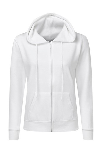 Felpa con cappuccio full zip da donna