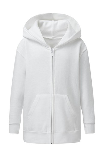 Felpa con cappuccio da bambino full zip