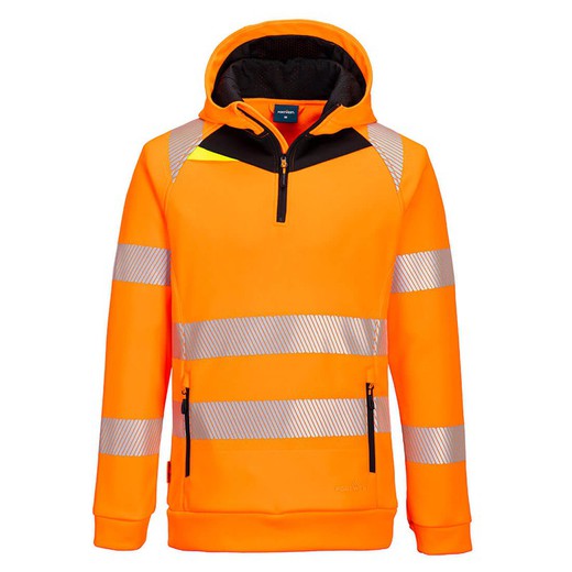 Sudadera con capucha DX4 Hi-Vis 1/4 Zip