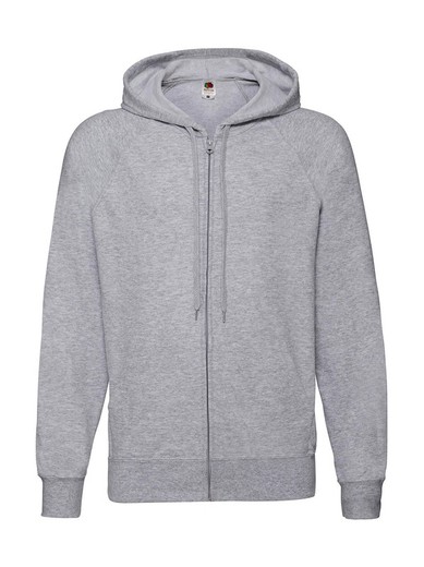 Leichter Hoodie mit durchgehendem Reißverschluss