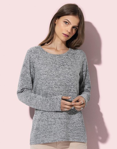 Women's knit sweatshirt