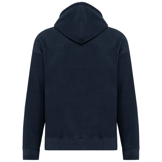 Sweatshirt com capuz oversize em polar reciclado unissexo