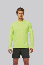 Sudadera running 1/4  cremallera hombre