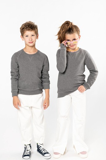 Sweatshirts à manches raglan en coton bio pour garçon