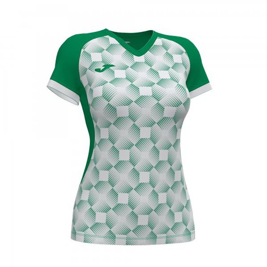 T-shirt a maniche corte Supernova Iii verde bianca