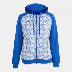 Supernova Iii Zip-Up Hoodie Royal White