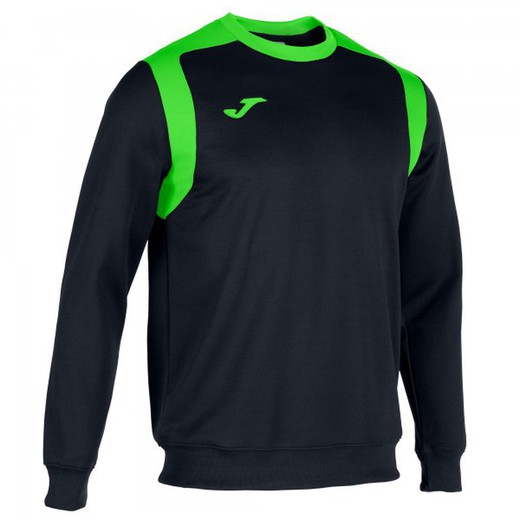 Sweatshirt Championship V Black-Fluor Green