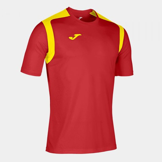 T-Shirt Championship V Red-Yellow S/S