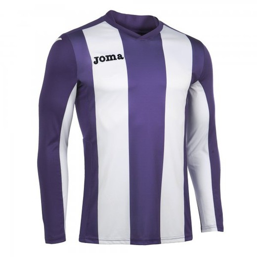 T-Shirt Pisa Purple-White L/S
