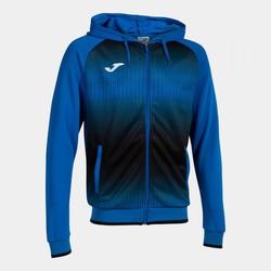 Tiger V Zip-Up Hoodie Royal Black