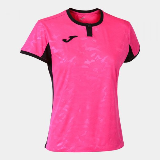 Toletum Ii T-Shirt Fluor Pink-Black S/S