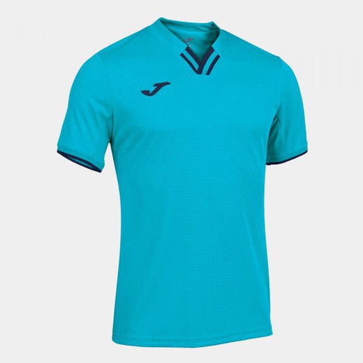 Toletum Iv Short Sleeve T-Shirt Fluor Turquoise-Navy