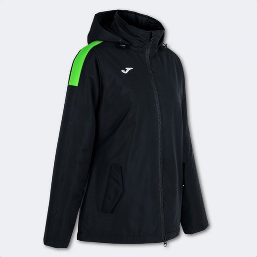 Trivor Anorak Black Fluor Green