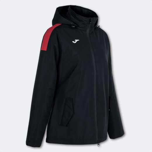 Trivor Anorak Black Red